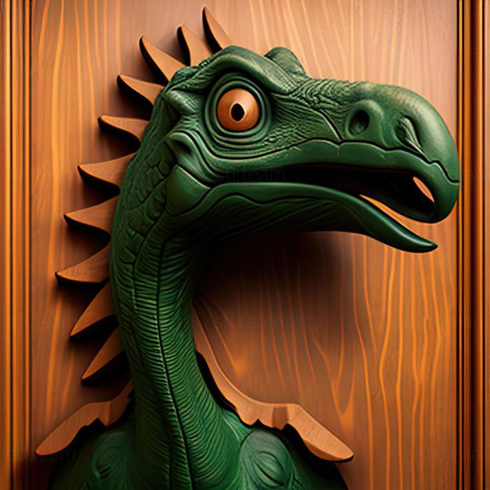 3D модель Динозавр Герті (STL)